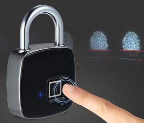 padlock finger print sensor